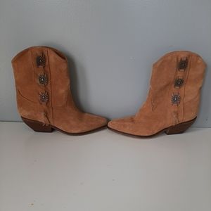Zodiac leather boots Made in Spain 7.5